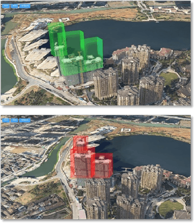三维实景智能动态监测记录城市发展与变迁